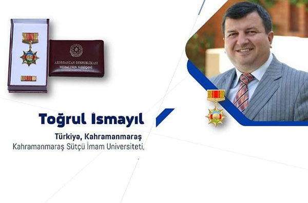 KSÜ’den  Prof. Dr. Toğrul İsmayıl Azerbaycan Devlet Madalyası İle Ödüllendirildi