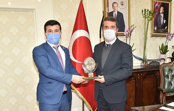 TÜMKİAD Başkan Eliaçık, Osman Okumuş’u ziyaret etti