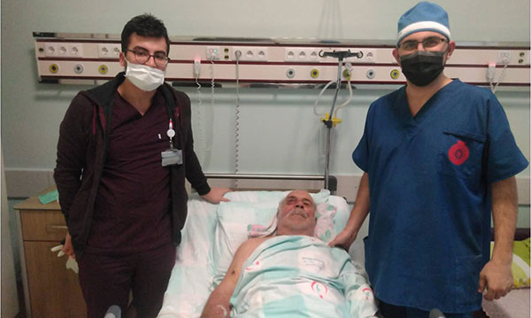 Spiral Testere İle Yüzü Parçalanan Hasta, KSÜ Tıp Fakültesi  5 Saatlik Ameliyatla Sağlığına Kavuştu