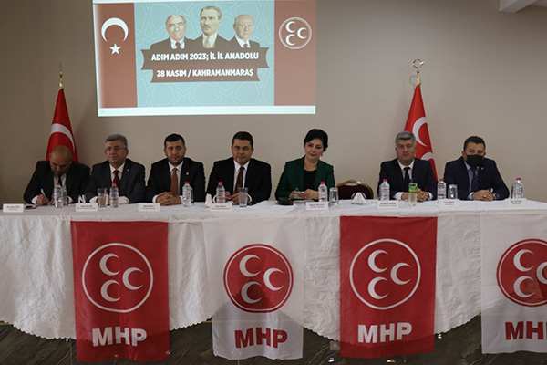 MHP’nin ‘Adım adım 2023, İl il Anadolu’ programı Kahramanmaraş’ta yapıldı