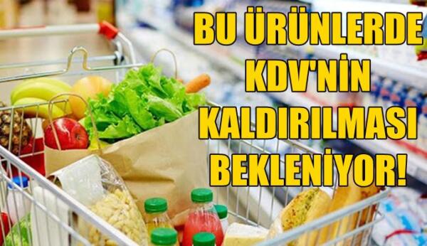 Gelir İdaresi Başkanlığı’nca KDV oranlarının aşağı çekilmesi için yürütülen çalışmada