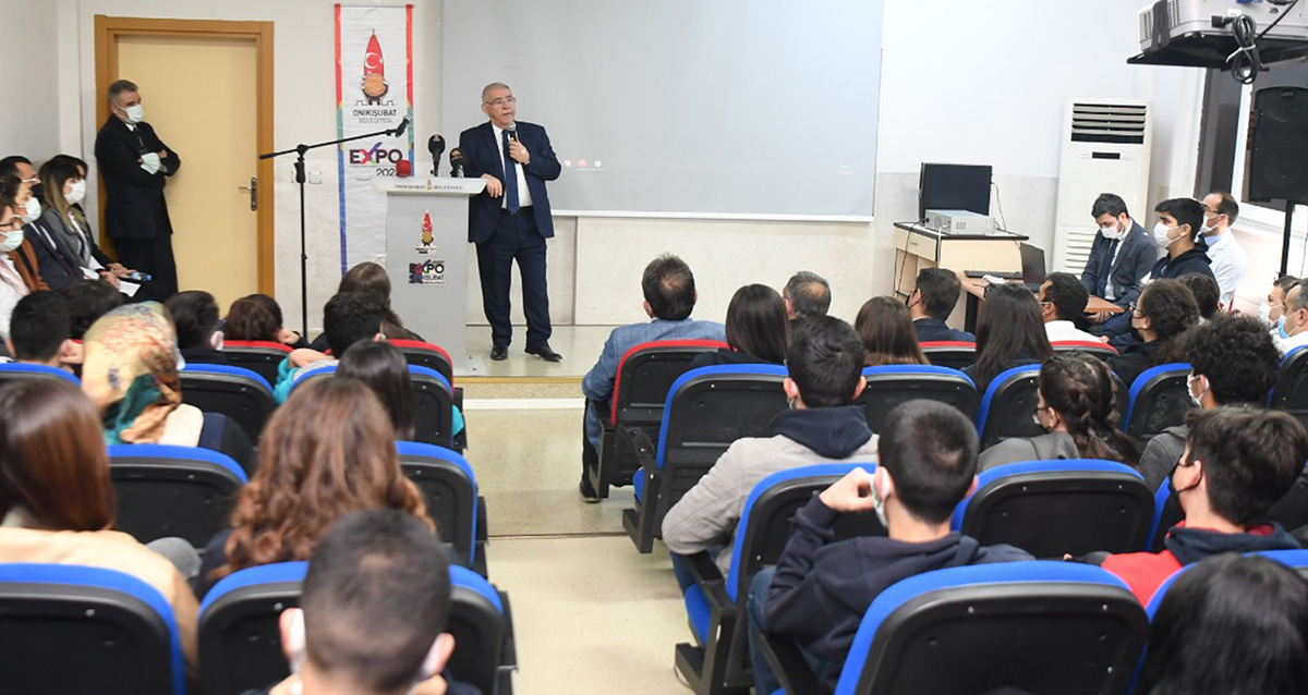 Onikişubat Belediye Başkanı Hanefi Mahçiçek,Cumhuriyetin 100. Yılında şehrimizde gerçekleştirilecek EXPO
