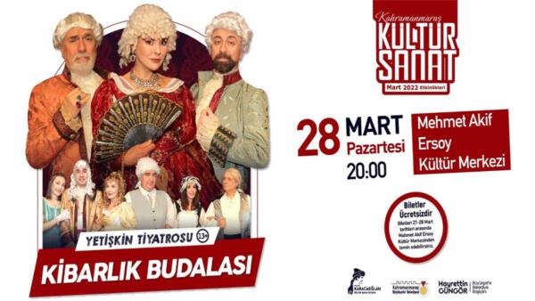 Büyükşehir Belediyesi Mart Kültür Sanat Etkinlikleri kapsamında 28 Mart Pazartesi