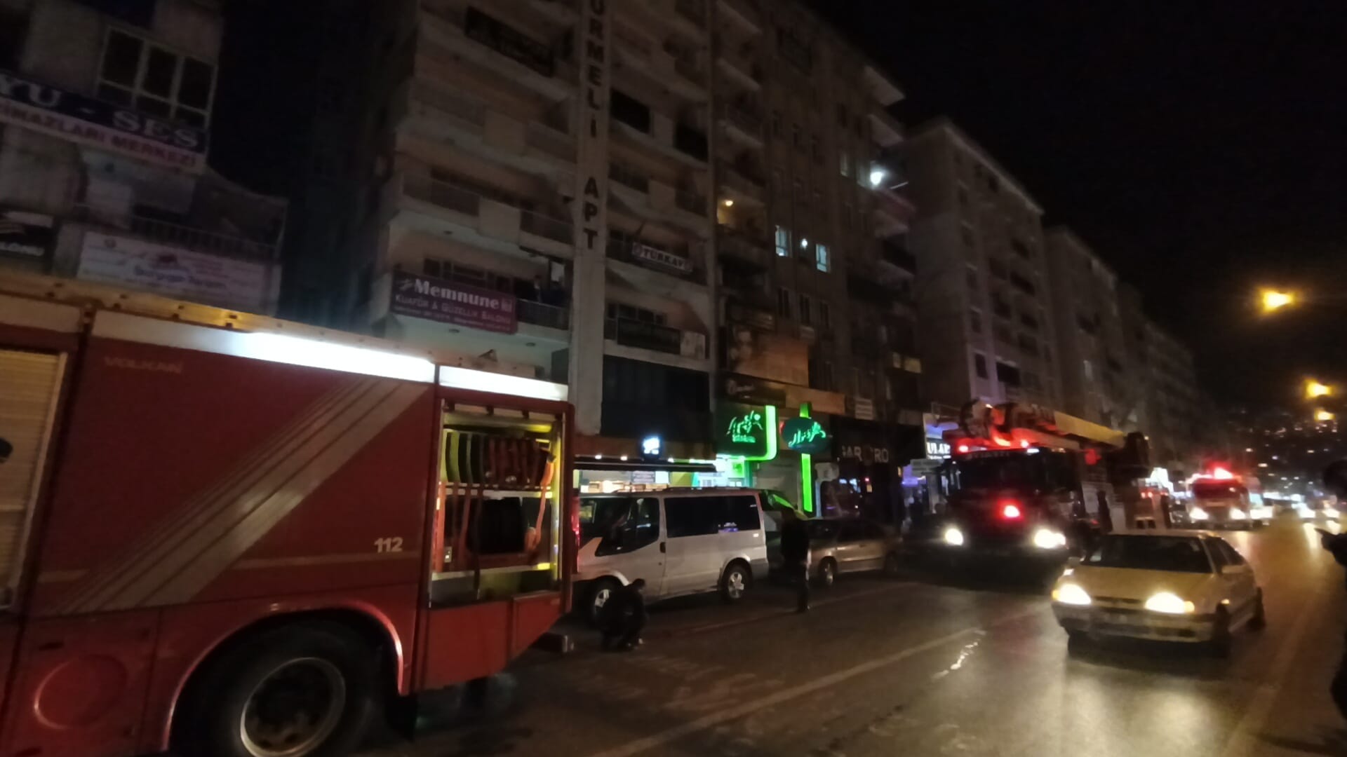 Kahramanmaraş’ta balkon yangını paniğe neden oldu