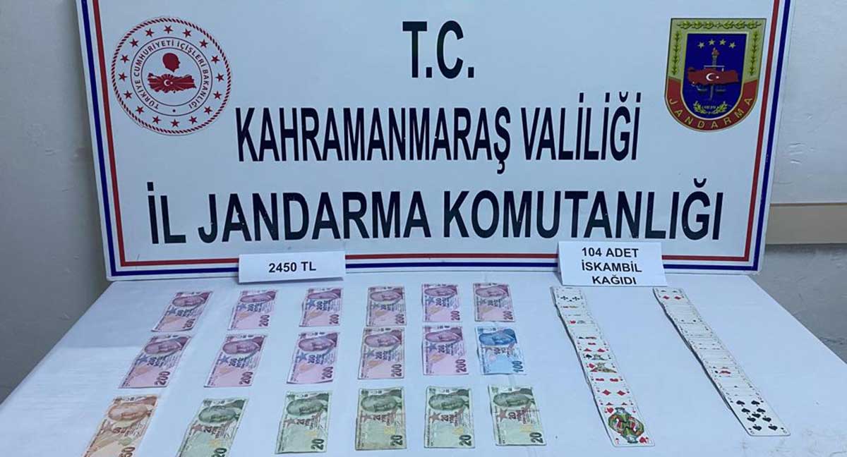 Türkoğlu’nda kumar operasyonu
