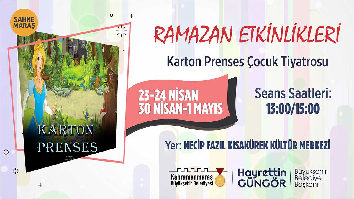 Büyükşehir Belediyesi, Ramazan etkinlikleri kapsamında 23 – 24 – 30