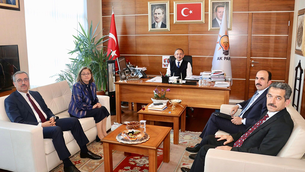 Başkan Hayrettin Güngör, Gaziantep ve Konya Büyükşehir Belediye Başkanları ile
