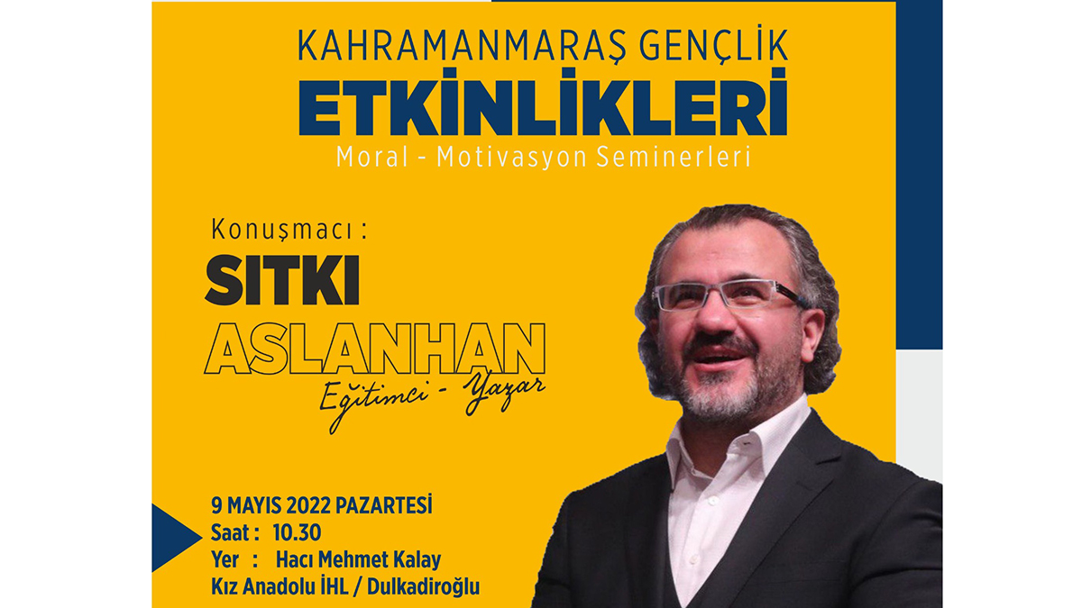 Büyükşehir Belediyesi, 9 – 13 Mayıs tarihleri arasından Eğitimci –