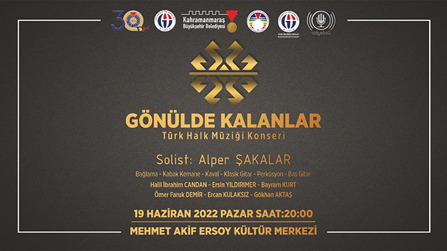 Büyükşehir Belediyesi, 19 Haziran Pazar günü Mehmet Akif Ersoy Kültür