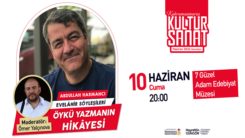 Büyükşehir Belediyesi, 10 Haziran Cuma günü Yedi Güzel Adam Edebiyat