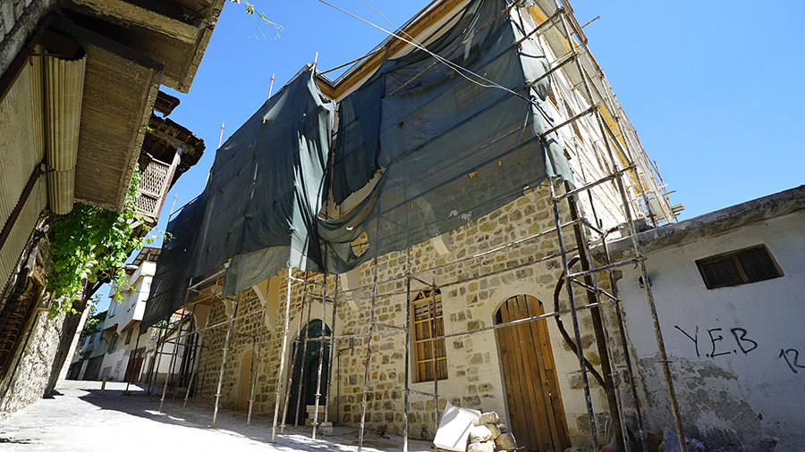 Büyükşehir Belediyesi, Arslanbey Konağı’nda başlattığı restorasyon çalışmalarında sona geldi. Yaklaşık