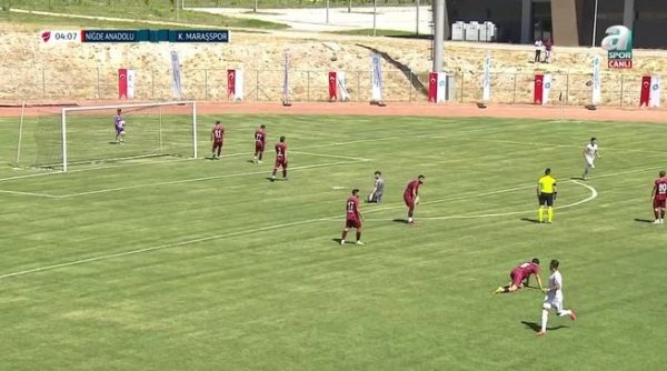 Türkiye Kupası’na birinci turdan başlayan Yardımcıoğlu Sigorta Kahramanmaraşspor, Niğde Anadolu