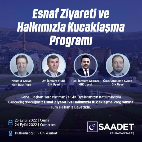Saadet Partisi Genel Başkan Yardımcısı Mahmut Arıkan, Partisinin Genişletilmiş İl
