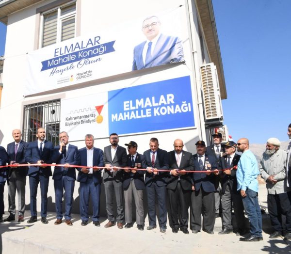 Elmalar Mahalle Konağı’nın açılışında konuşan Başkan Güngör, “Elmalar Mahallemizin çok