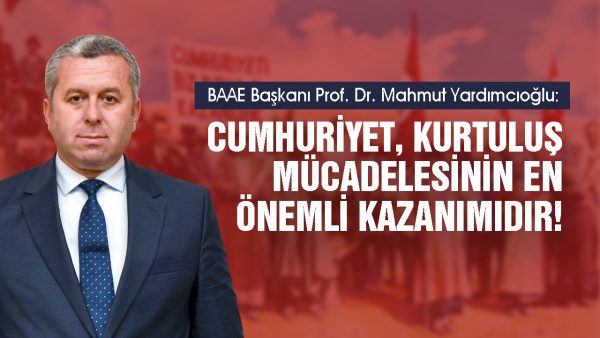 Batı Asya Araştırmaları Enstitüsü (BAAE) Başkanı Prof. Dr. Mahmut Yardımcıoğlu,