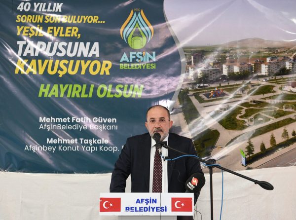 &nbsp;Afşin Belediyesi ve Afşinbey Konut Yapı Kooperatifi tarafından Afşin Öğretmenevinde