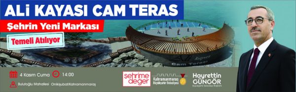 Büyükşehir Belediyesi tarafından hayata geçirilen Ali Kayası Cam Teras projesinin