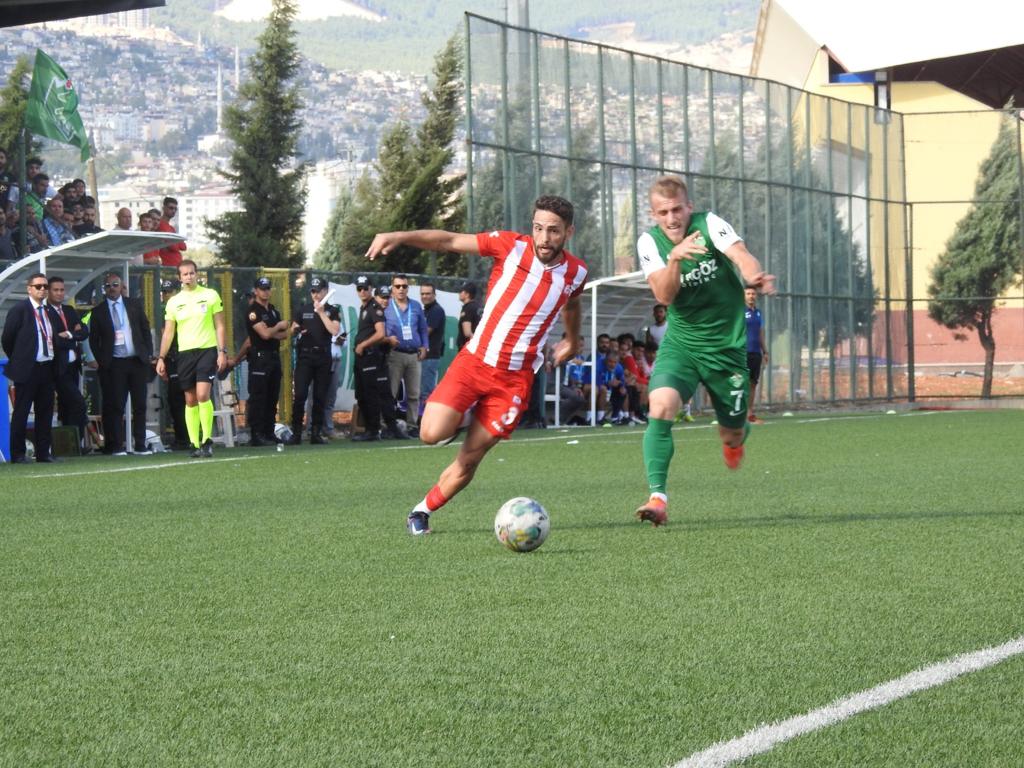Kahramanmaraşspor deplasmanda berabere: 1-1