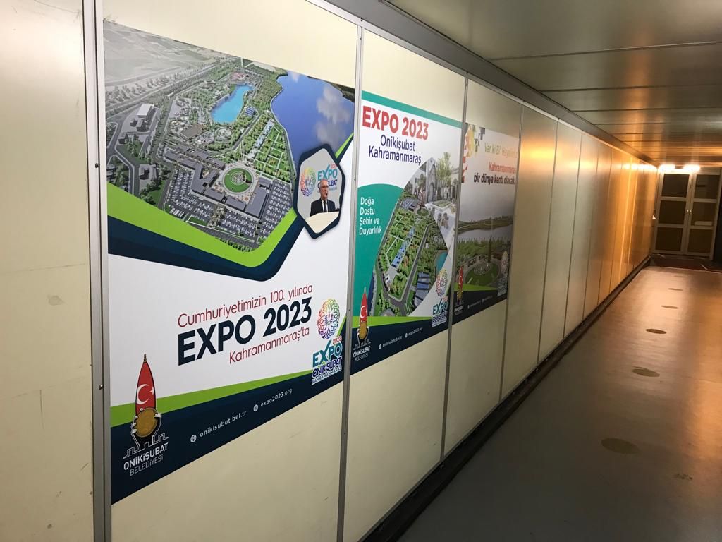 Havalimanlarında EXPO 2023 Onikişubat ve Kahramanmaraş rüzgârı