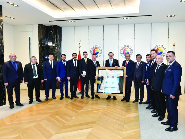 Türkiye Odalar ve Borsalar Birliği (TOBB) Başkanı Rifat Hisarcıkoğlu’nu ziyaret