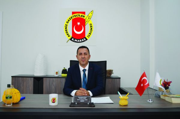 Kahramanmaraş Akdeniz Gazeteciler Cemiyeti Başkanı Serkan Ercüment Kuzu, 10 Ocak