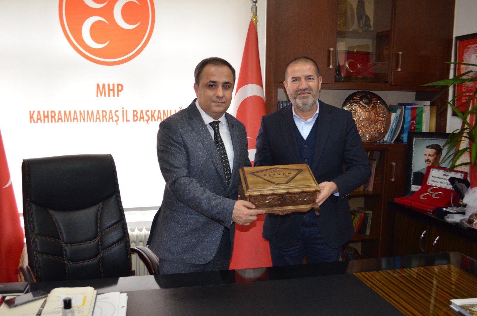 Kervancıoğlu, MHP’li Demiröz’ü ziyaret etti!