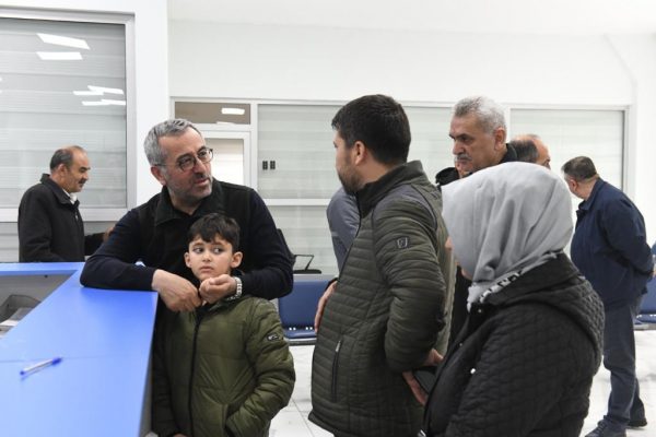 KASKİ ve ALO 185 Çağrı Merkezi’ni ziyaret ederek çalışmalar hakkında