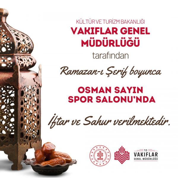 Kültür ve Turizm Bakanlığı Vakıflar Genel Müdürlüğü tarafından Osman Sayın