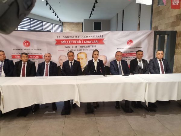 Milliyetçi Hareket Partisi (MHP) Kahramanmaraş milletvekili adayları tanıtım toplantısı düzenledi.MHP