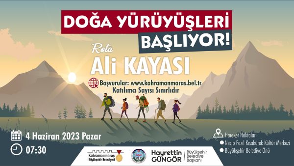 Büyükşehir Belediyesi’nin Doğa Yürüyüşleri, deprem sonrası ilk kez doğaseverlerle buluşuyor.