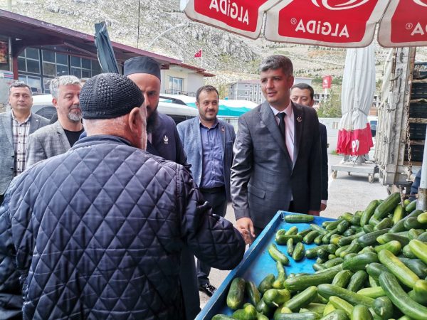14 Mayıs seçim çalışmaları için Kahramanmaraş’ın Elbistan ilçesine giden Yeniden