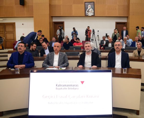 Dulkadiroğlu ve Onikişubat’ta oluşturulan geçici iş yerlerinin tahsisi için gerçekleştirilen