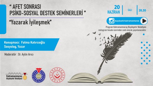 Büyükşehir Belediyesi, 20 Haziran Salı günü Sosyolog – Yazar Fatma