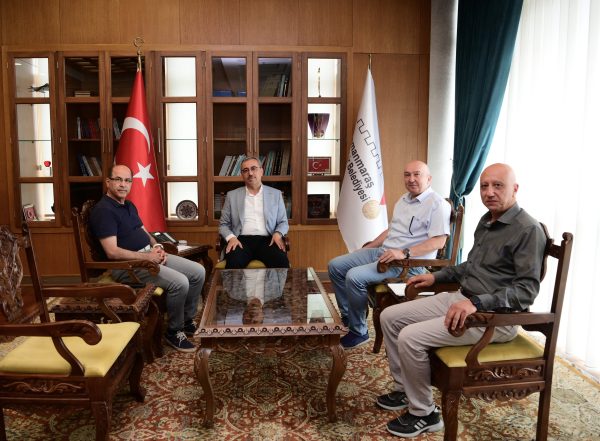 Büyükşehir Belediye Başkanı Hayrettin Güngör, Sütçü İmam Üniversitesi Rektörü Prof.