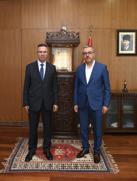 Büyükşehir Belediye Başkanı Hayrettin Güngör, Filistin’in Ankara Büyükelçisi Dr. Faed