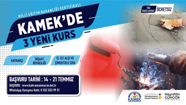 Büyükşehir Belediyesi’nin Meslek Edindirme ve Sanat Eğitimi Kursları’nın yeni döneminde