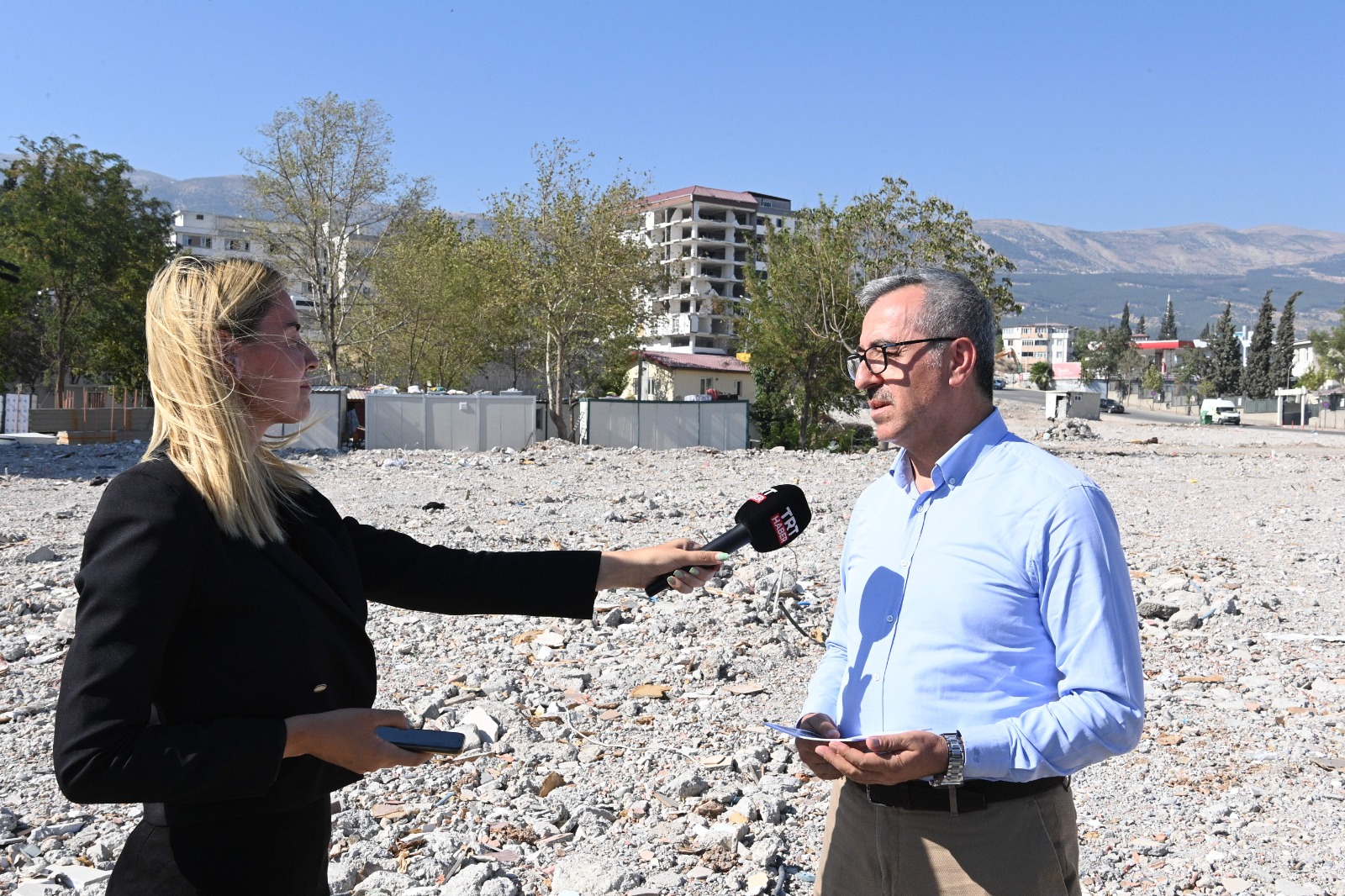 TRT Haber tarafından Kahramanmaraş’ta gerçekleştirilen “Asrın Felaketinin 6. Ayı: Acının