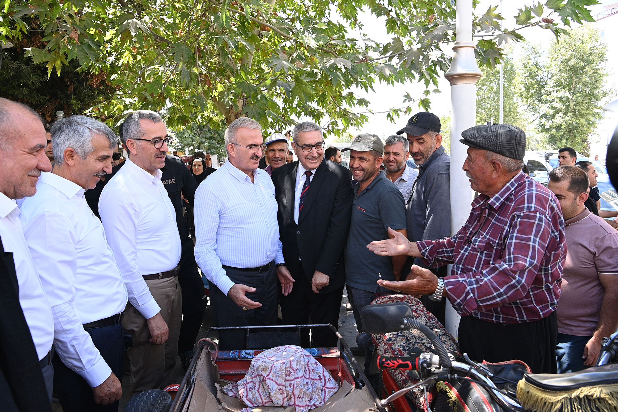 İçişleri Bakan Yardımcısı Münir Karaloğlu ile Pazarcık, Türkoğlu, Afşin, Elbistan