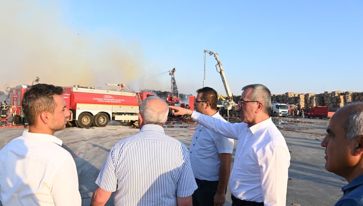 Başkan Güngör: Kâğıt Fabrikasındaki Yangın Kontrol Altına Alındı