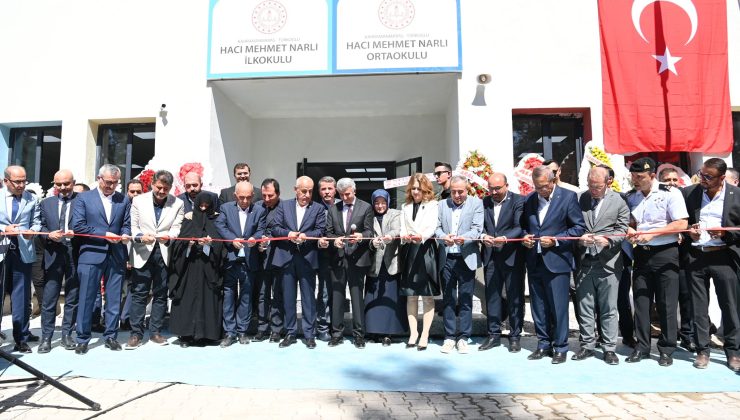 Hacı Mehmet Narlı İlk ve Ortaokulu Açıldı