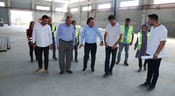 TUSAŞ Uçak Parçası Üretim Tesisinde incelemelerde bulunan Kahramanmaraş Ticaret ve