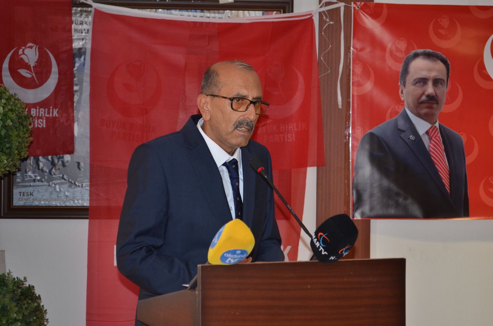 (BBP) Büyük Birlik Partisi Kahramanmaraş Olağan İl kongresini Kahramanmaraş Esnaf