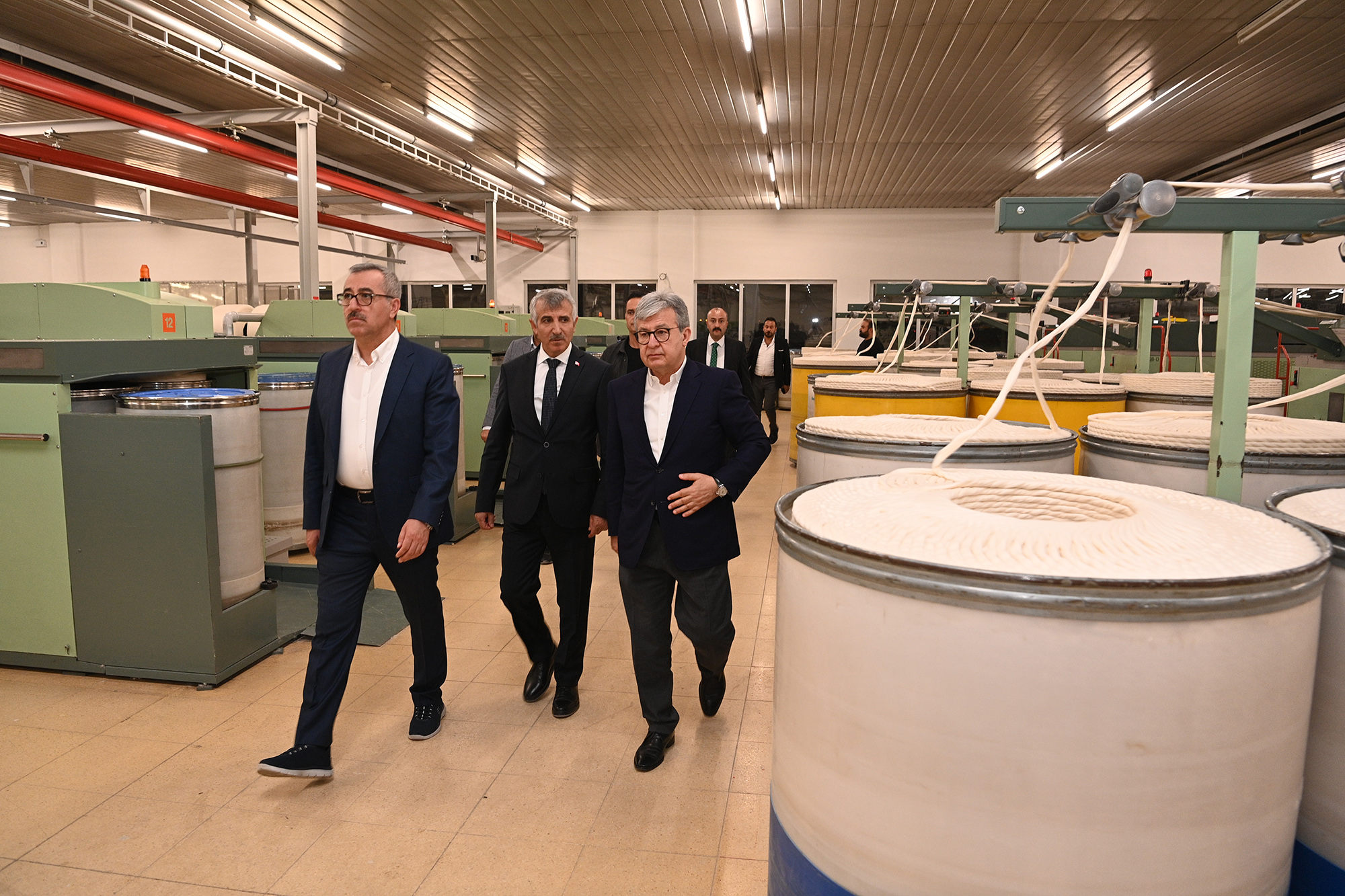 Büyükşehir Belediye Başkanı Hayrettin Güngör, Vali Mükerrem Ünlüer ile birlikte