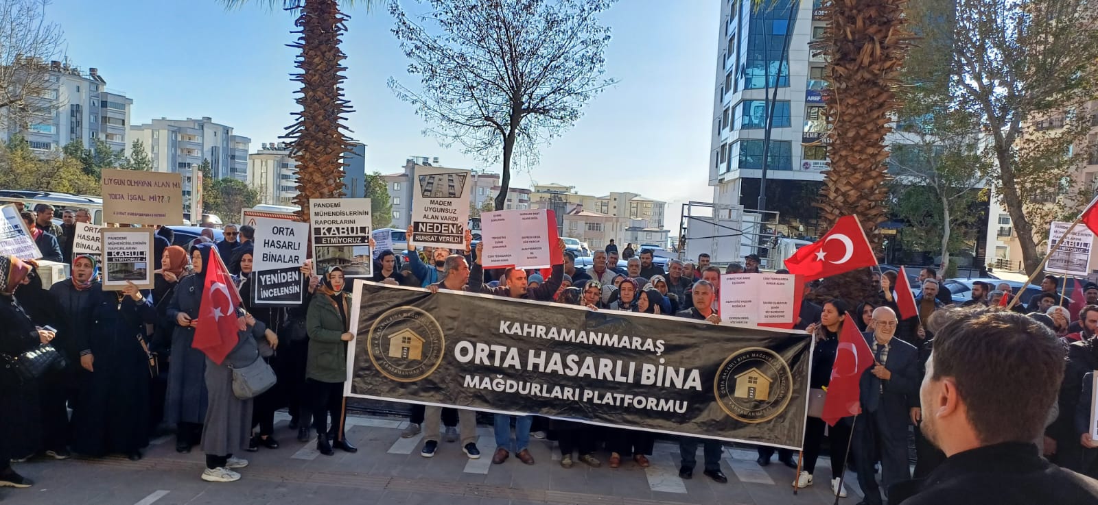 Kahramanmaraş’ta 6 Şubat tarihli depremlerin merkez üssü olmasıyla orta hasarlı