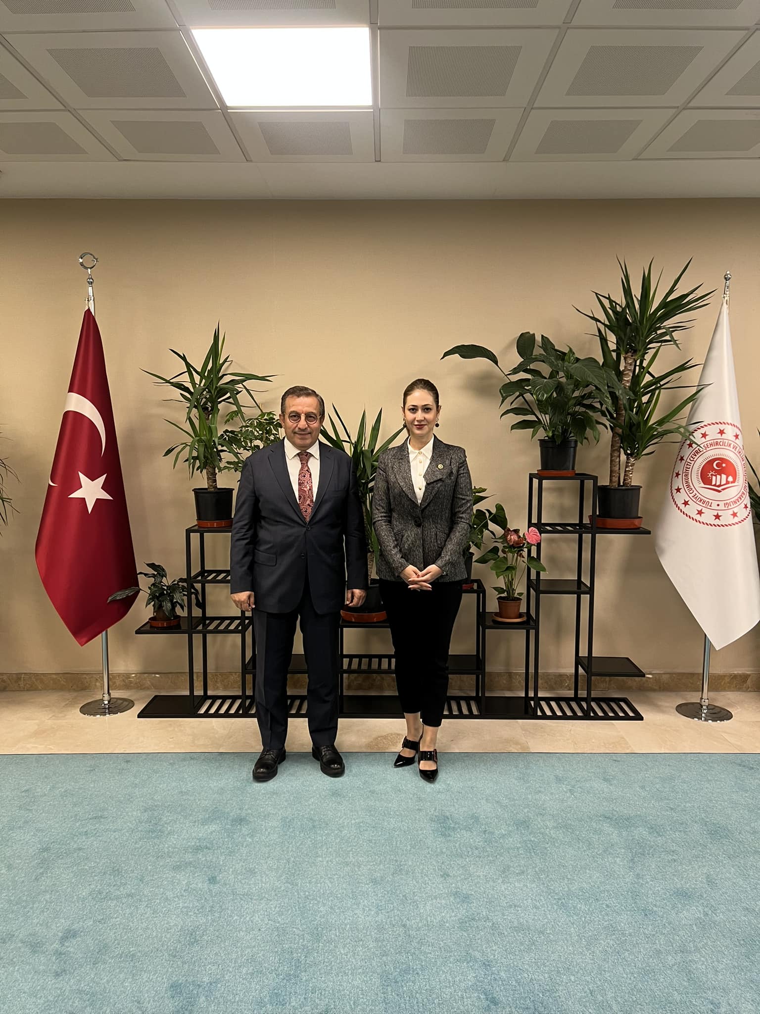 Milletvekili Zuhal Karakoç Dora, Çevre Bakan Yardımcısı Tuzcuoğlu ile Önemli Görüşme Gerçekleştirdi
