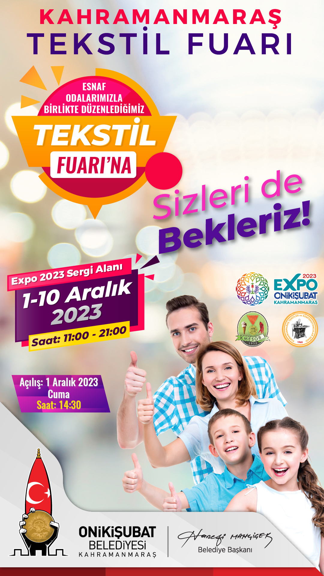 Kahramanmaraş’ın tam bir ticaret, kültür ve turizm şehri olduğunu 23