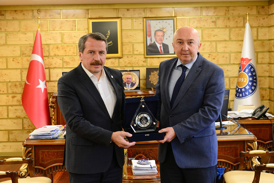 Çeşitli ziyaret ve görüşmelerde bulunmak üzere Kahramanmaraş’a gelen Memur-Sen Konfederasyonu