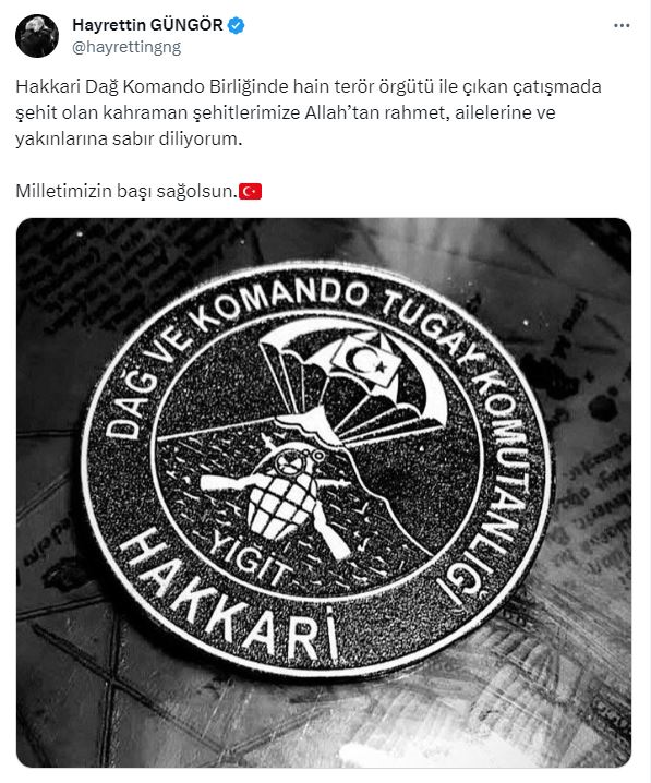 Hakkari Dağ Komando Birliği ve Pençe – Kilit Harekâtı bölgesinde
