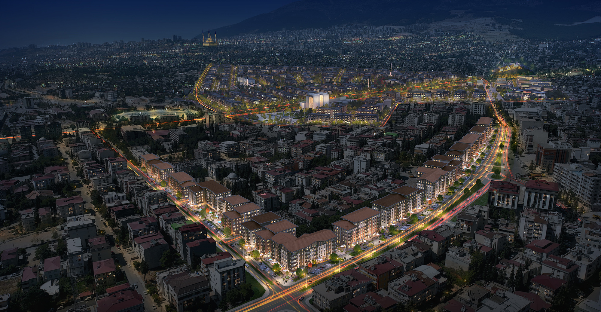 Kentsel Tasarım Projesi kapsamında kalıcı konut ve iş yerleri hızla