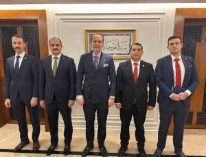Atanamayan Uzmanlar Derneği, Yeniden Refah Partisi Genel Başkanı Dr. Fatih Erbakan’ı Ziyaret Etti